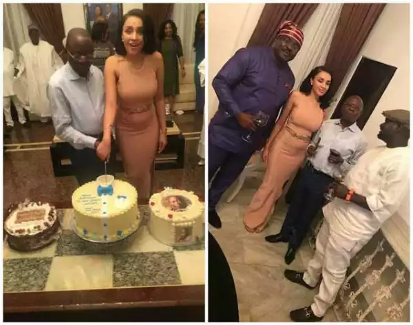 Adams Oshiomhole And His Pretty Wife Iara Celebrate His Birthday (Photos)